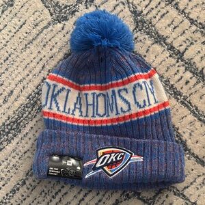 New Era Blue Oklahoma City Beanie